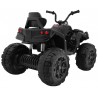 ATV Quad electric, 2 motoare, roti spuma EVA, negru