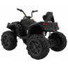 ATV Quad electric, 2 motoare, roti spuma EVA, negru