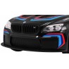 Masinuta electrica BMW M6 GT3, sport, 24V, roti spuma EVA si plastic, lumini LED, centura siguranta, 126x73x53cm